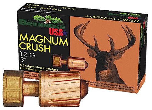 Ammunition Brenneke USA 1 1/2 oz 12Gauge BR SL123CMR   CRUSH         12 3    SLUG 11/2 5/50 • Model: 1 1/2 oz